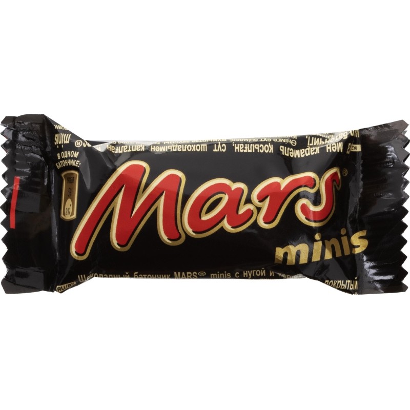 Шоколадный батончик Mars мини, 900г