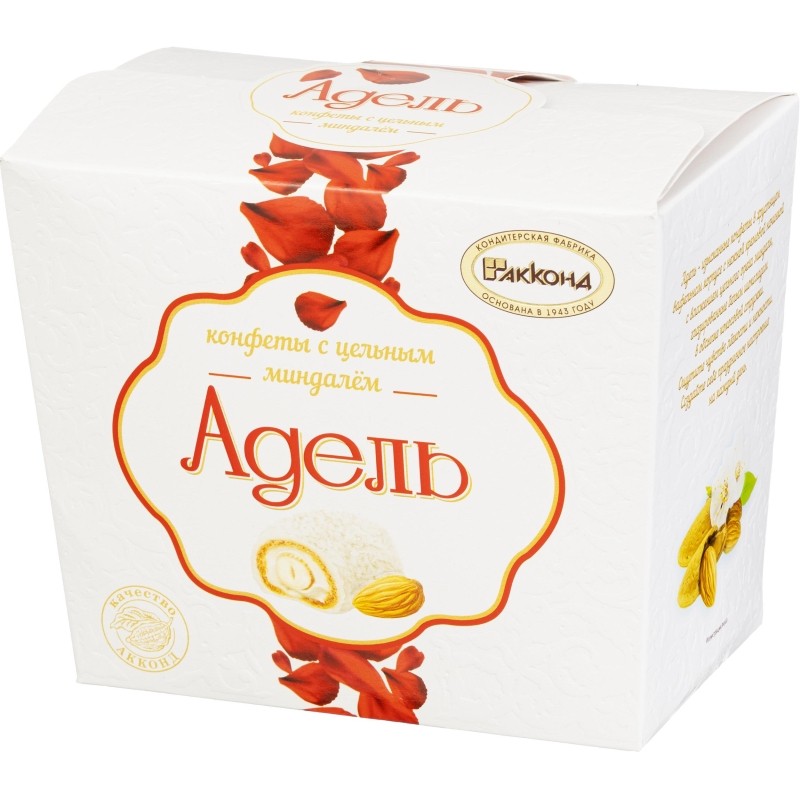 Конфеты Акконд Адель с цельным миндалем, 150г