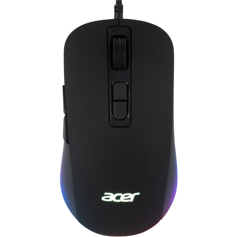 Мышь компьютерная Acer OMW135 черный (800-6400dpi) USB (7кн) (ZL.MCEEE.019)