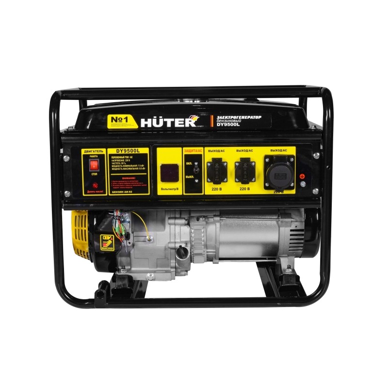 Генератор бензиновый HUTER DY9500L, 7.5кВт (64/1/39)