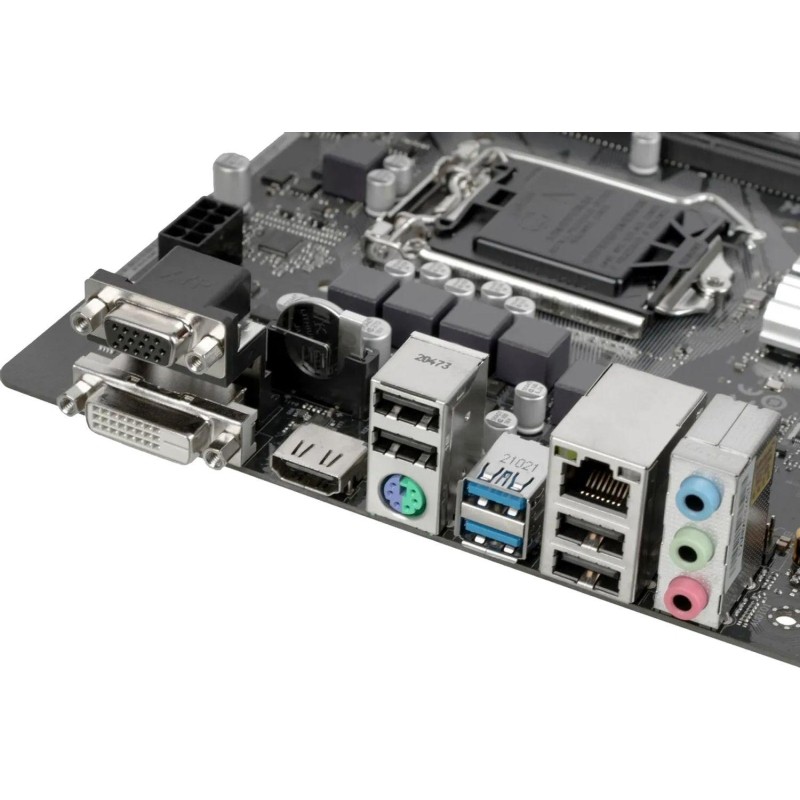 Материнская плата ASRock H470M-HDV, s1200, H470, 2xDDR4, mATX