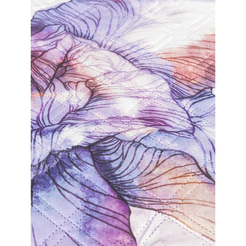 Покрывало Евро Ирисы микрофибра 230x250(нав.50x70-2 шт)