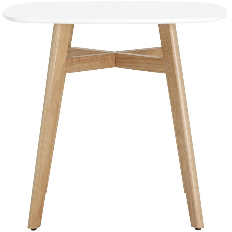 Стол обеденный SG_Target 80x80 белый ножки массив бука