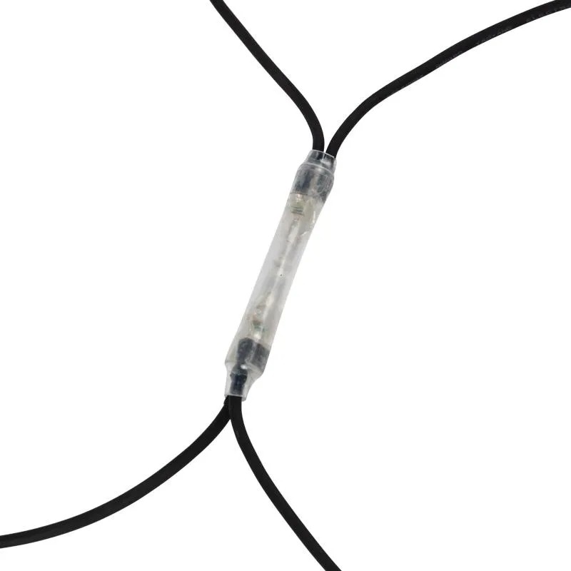 Гирлянда светодиодная Сеть 2x3м, черный КАУЧУК, 432 LED Белые 217-125