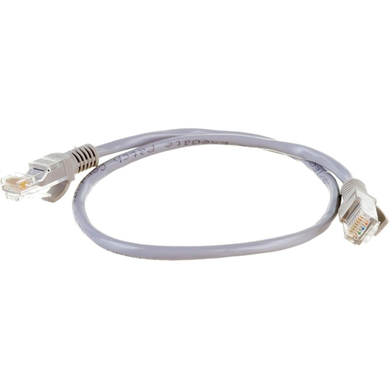 Патч-корд ExeGate (EX169509RUS) UTP-RJ45-RJ45-5e-0,5M-GY, UTP, серый OZ