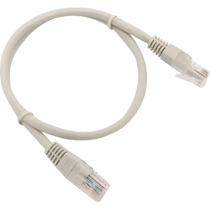 Патч-корд A1, A1-LCU5E-C-0.5M, 0.5 м., U/UTP, 5e, медь, серый