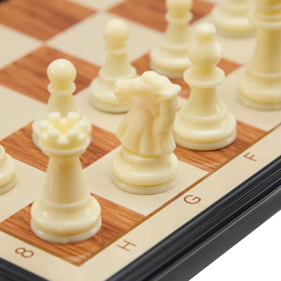 Настольная игра Магнитные шахматы 'Шахматы' из пластика,  24x24 см,2996845