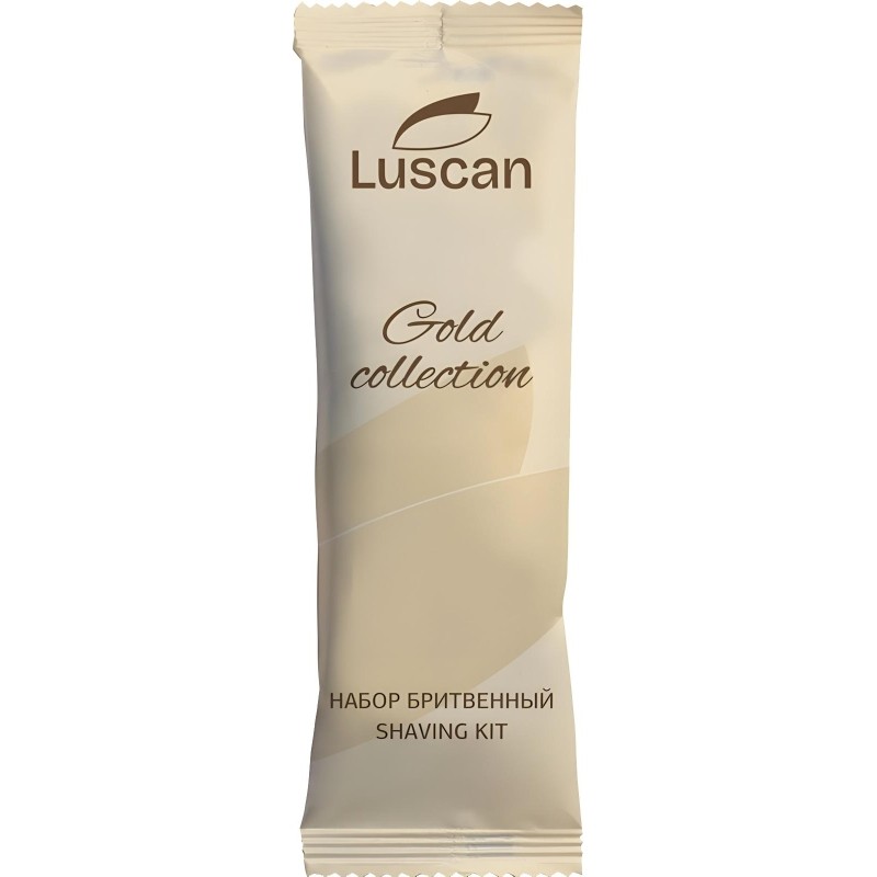 Набор бритвенный Luscan Gold Collection ПЭ, 200шт/наб