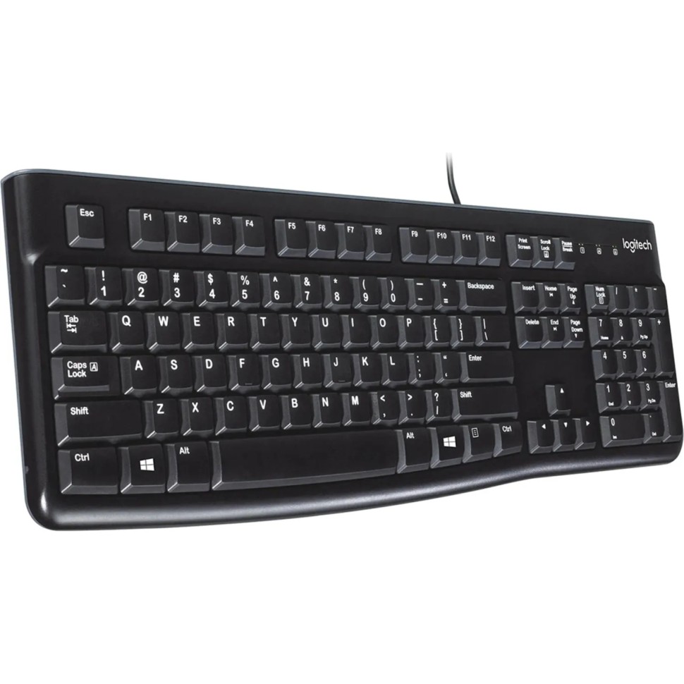 Клавиатура Logitech USB K120 ANSI EN/RU BLACK (920-002583) Клавиатура Logitech USB K120 ANSI EN/RU BLACK (920-002583)