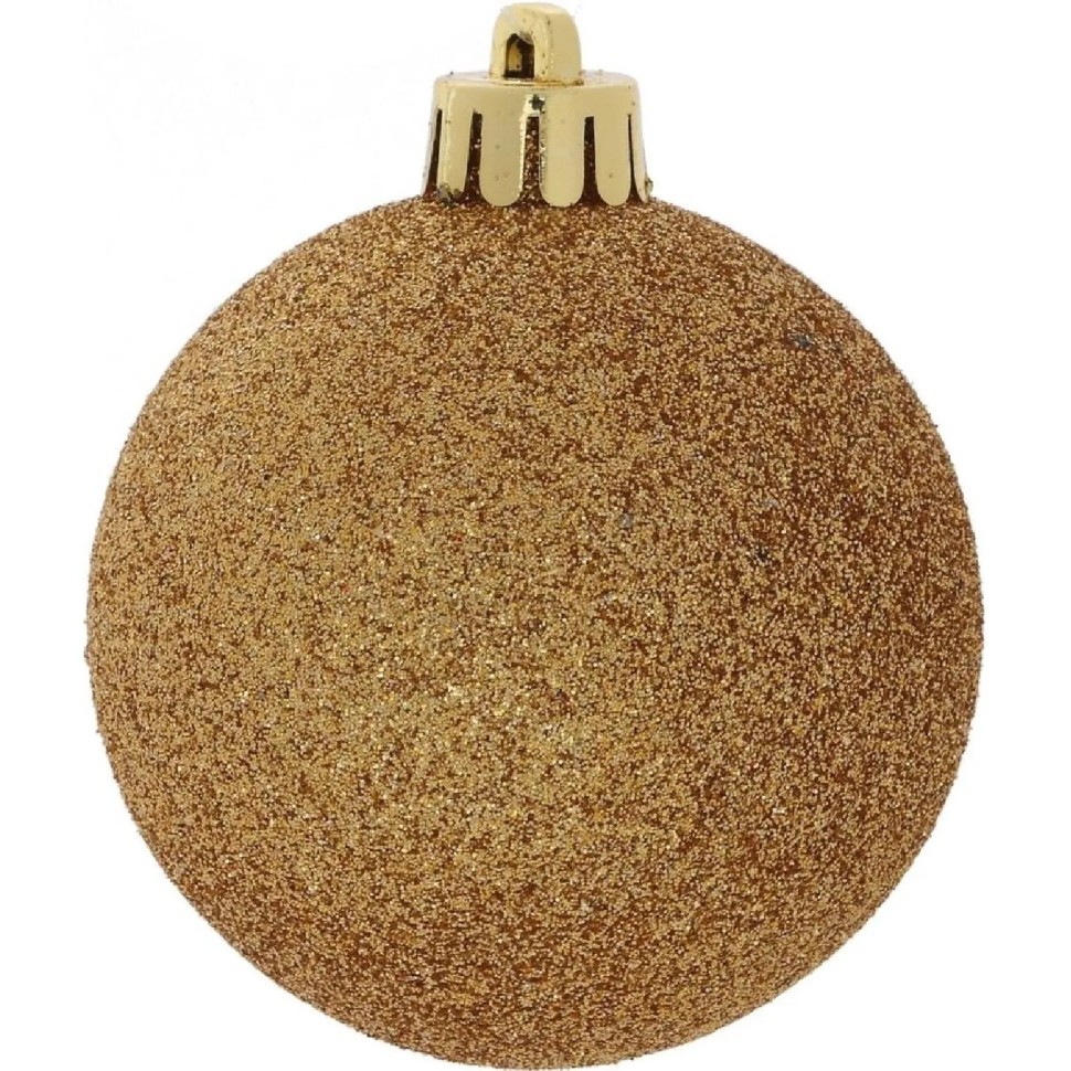 Набор шаров Украшение НГ D 6 см, L11,5 W6 H17 см 6шт 753629