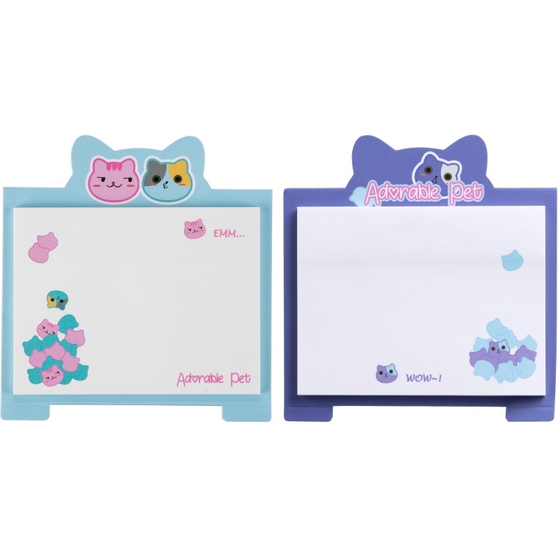 Стикеры с клеевым краем M&amp;G Adorable Pet, 76x100 мм, 40 л, в ассортименте