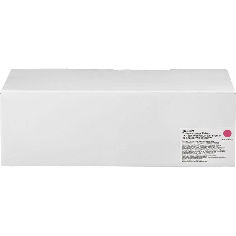 Тонер-картридж Retech TN-423M пур. для Brother HL-L8260CDW/L8690CDW