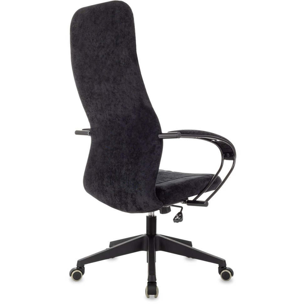 Кресло VB_Бюрократ CH-610SL черный Light-20 крестов. металл хром Кресло VB_Бюрократ CH-610SL черный Light-20 крестов. металл хром