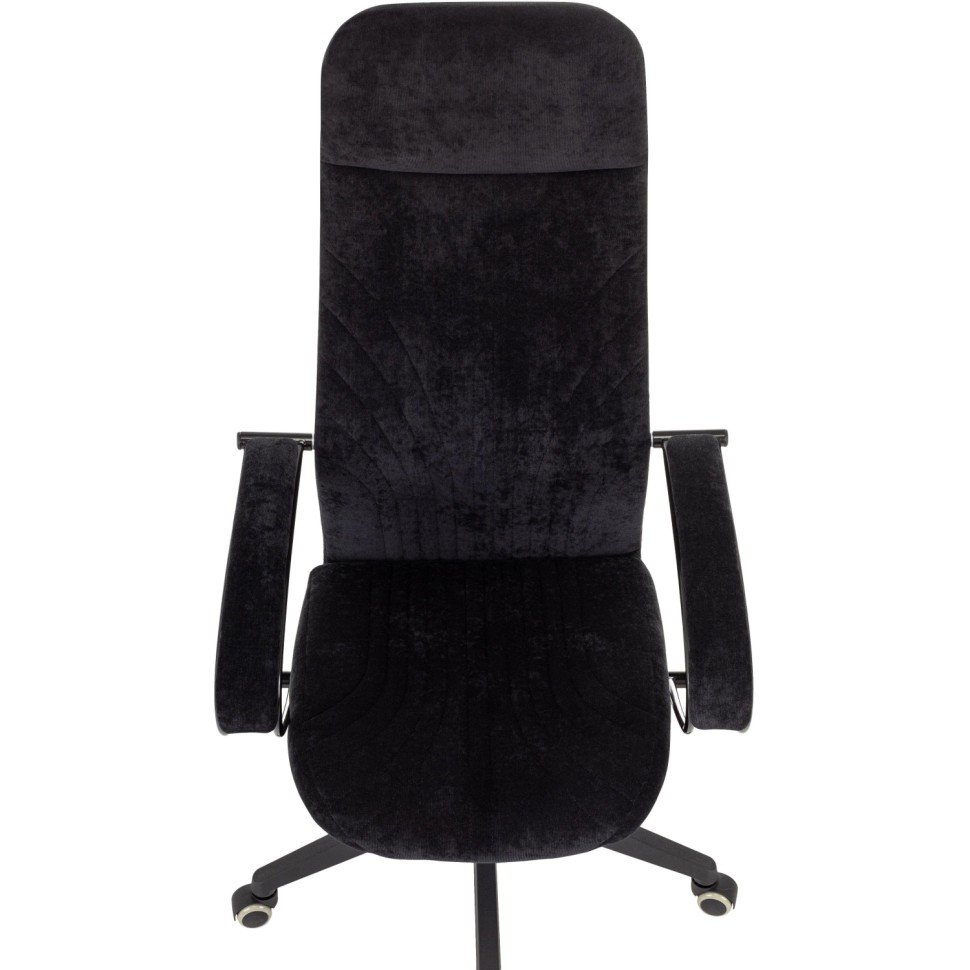 Кресло VB_Бюрократ CH-610SL черный Light-20 крестов. металл хром Кресло VB_Бюрократ CH-610SL черный Light-20 крестов. металл хром