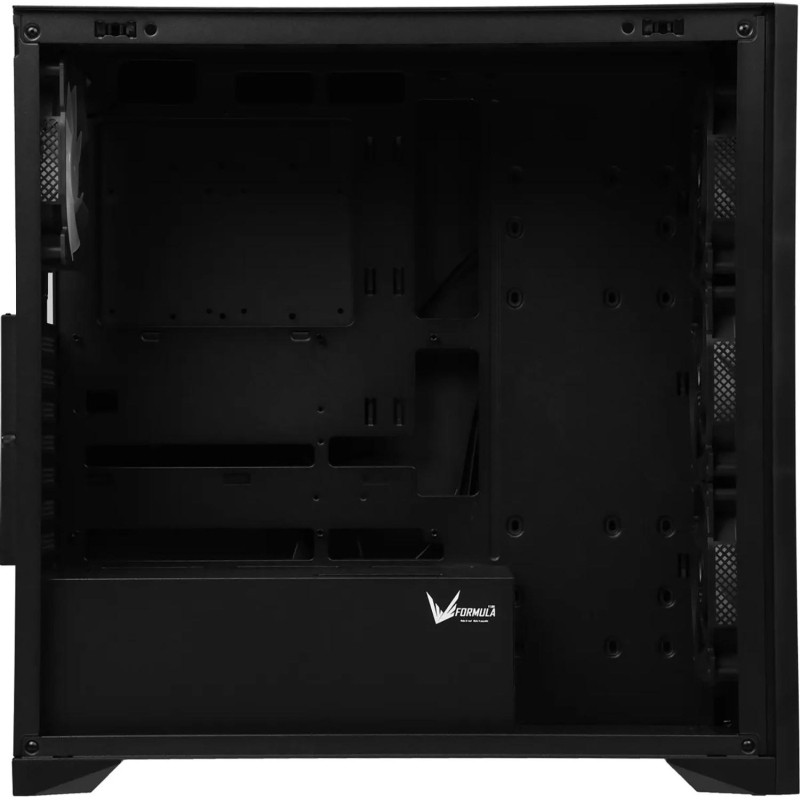 Корпус Formula (TIMBERLINE T0)черн.без БП ATX 6x120mm 6x140mm 2xUSB3.0 aud