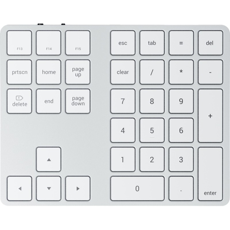 Клавиатура блок Satechi Aluminum Extended Keypad, беспроводной, серебряный