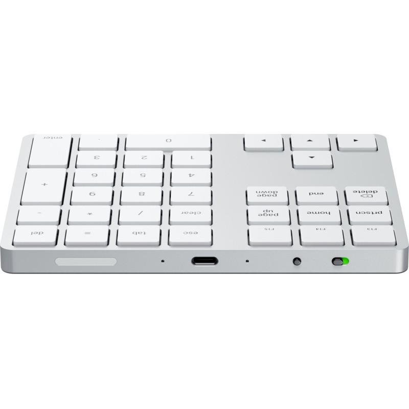 Клавиатура блок Satechi Aluminum Extended Keypad, беспроводной, серебряный