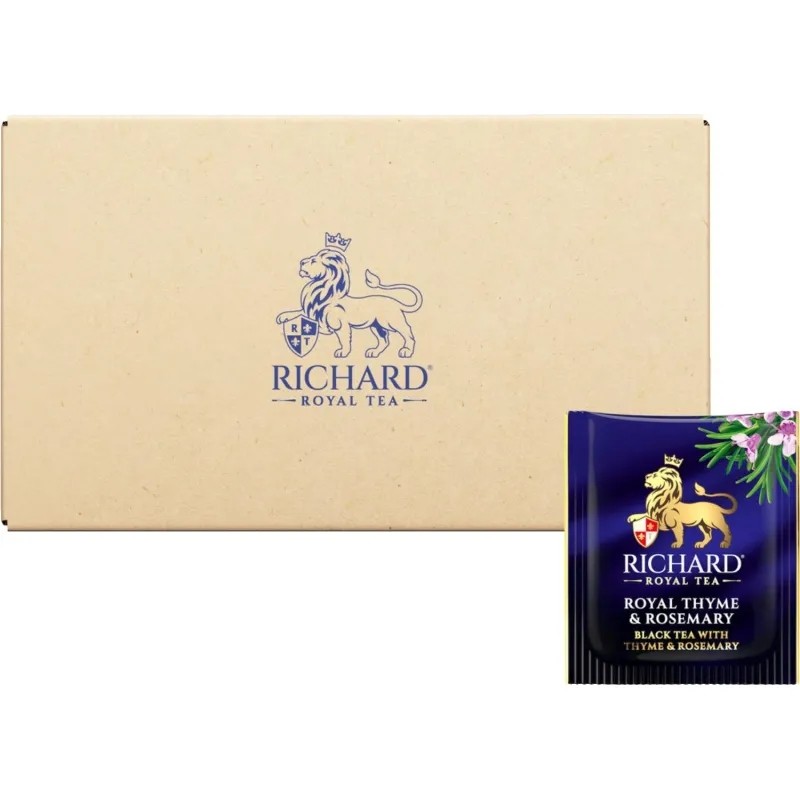 Чай Richard Royal Thyme & Rosemary чёрный аромат. 200сашет/уп