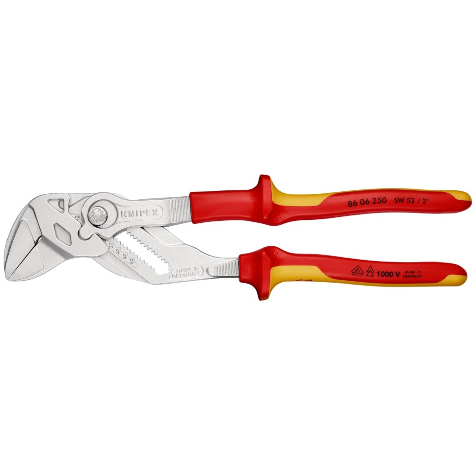 Клещи переставные VDE L-250 мм KNIPEX KN-8606250