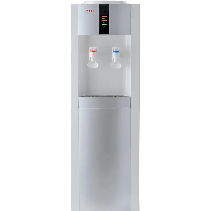 Кулер для воды AEL 47 LK white/silver напольный нагрев, без  охл