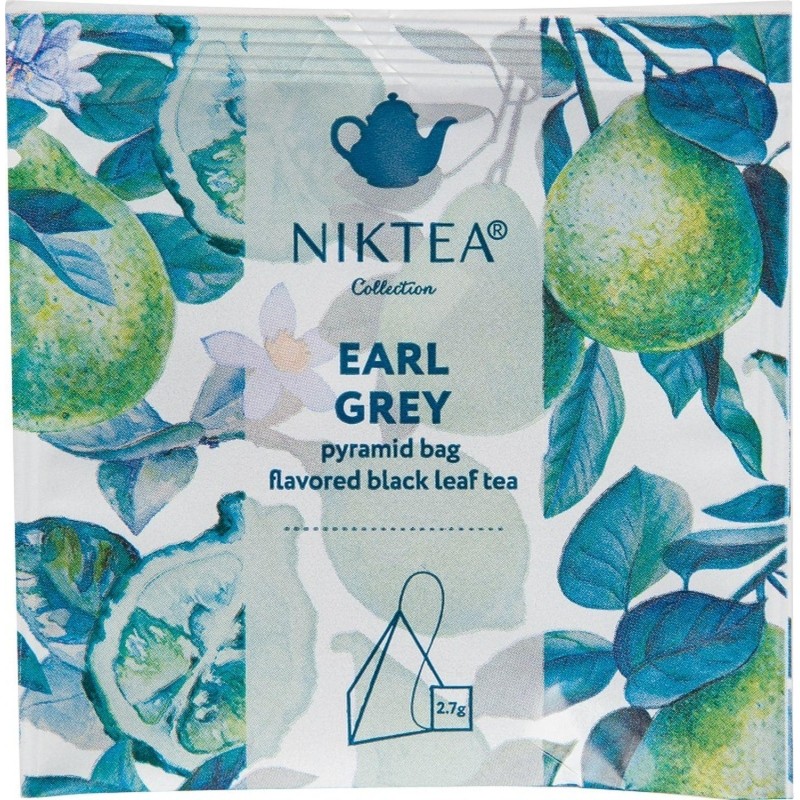 Чай черный в пирамидках NIKTEA Эрл Грей, 15х2,7гр