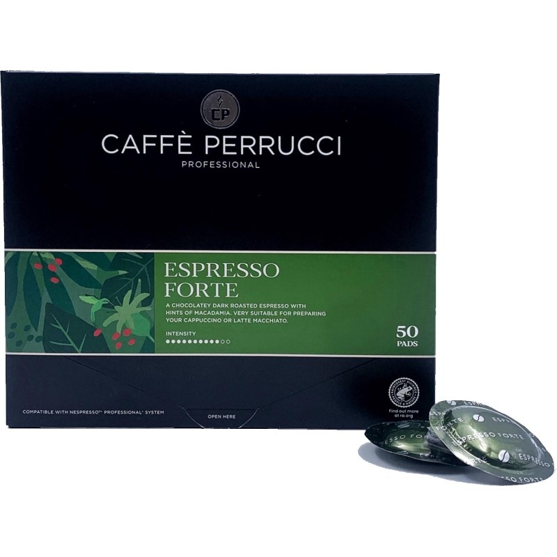 Кофе в капсулах Caffe Perrucci Espresso Forte (Nespresso Pro) 50шт/уп