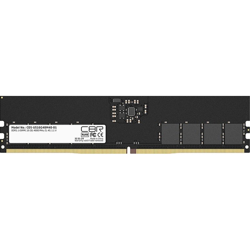 Модуль памяти CBR DDR5 DIMM 16GB  4800Мгц, CL40(CD5-US16G48M40-01)
