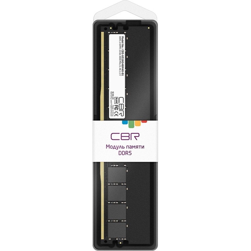 Модуль памяти CBR DDR5 DIMM 16GB  4800Мгц, CL40(CD5-US16G48M40-01)