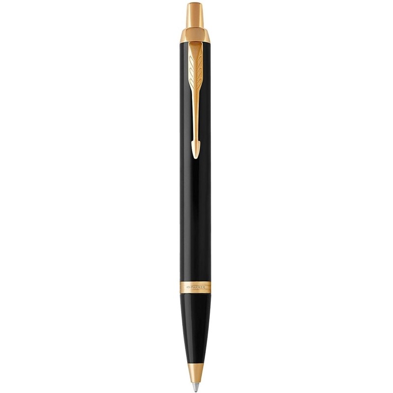 Ручка шариковая автоматическая PARKER IM BLACK GT синий 0,8мм 1931666