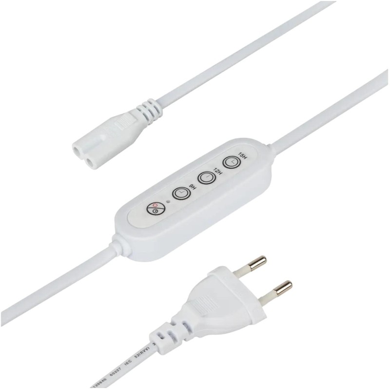 Таймер для фитосветильника ЭРА FITO-LINETIME (2-pin) с проводом 1,5 м