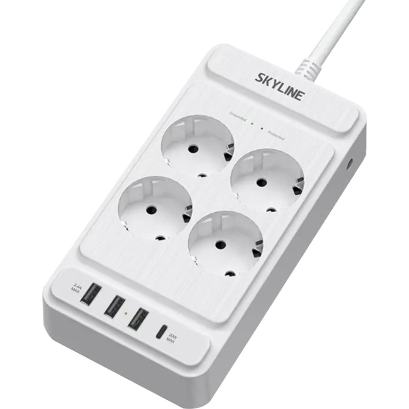 Сетевой фильтр SKYLINE USP-420 White PD3.0(S00003690)
