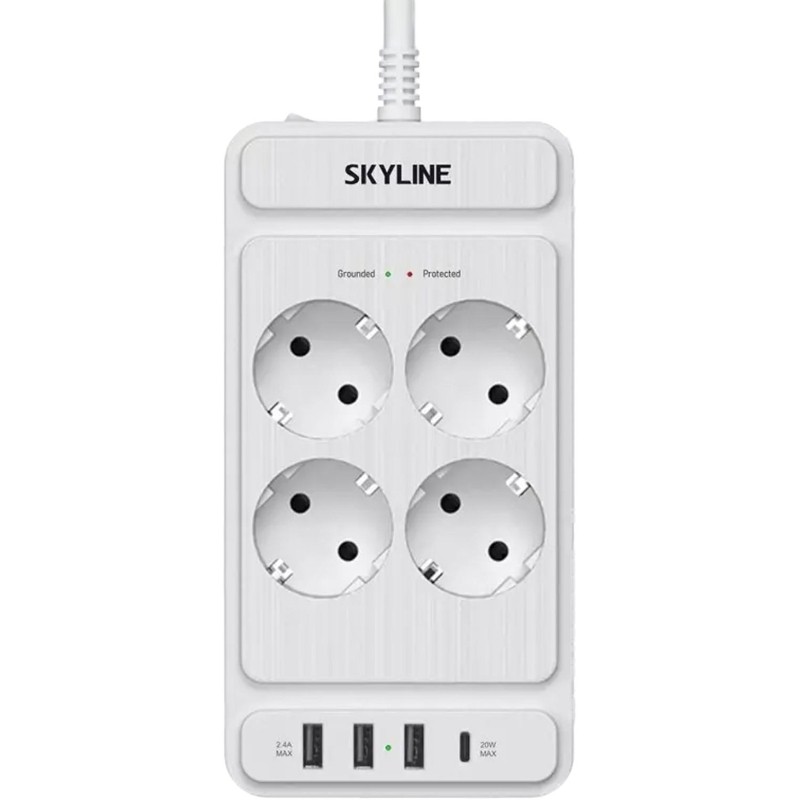 Сетевой фильтр SKYLINE USP-420 White PD3.0(S00003690)