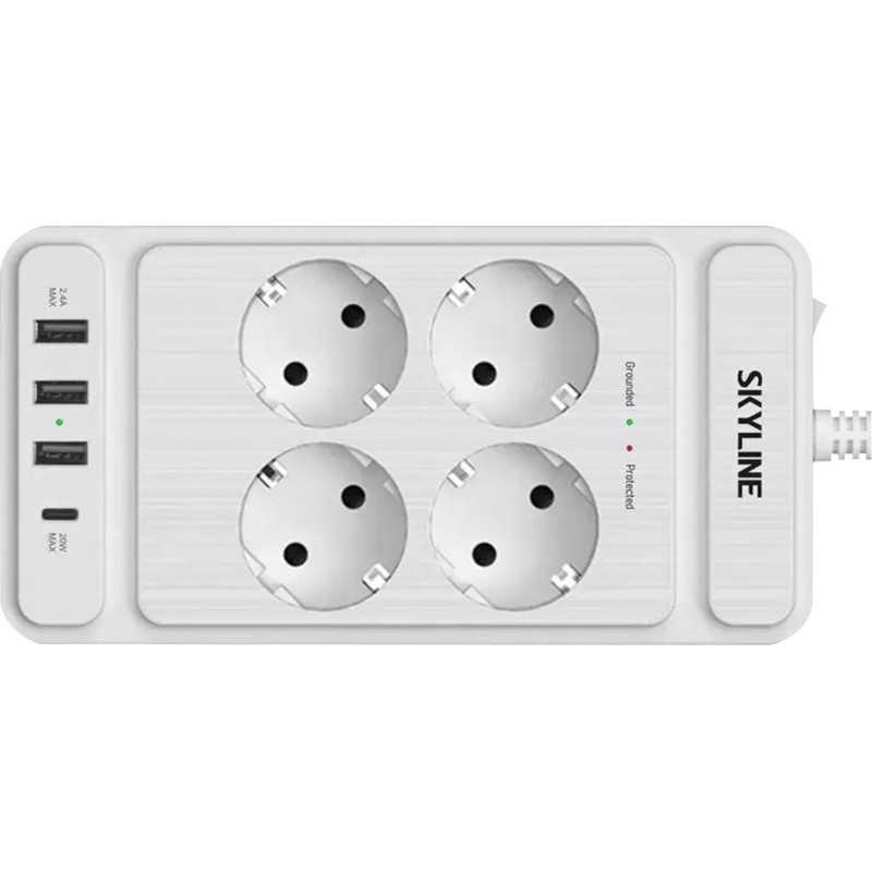 Сетевой фильтр SKYLINE USP-420 White PD3.0(S00003690)