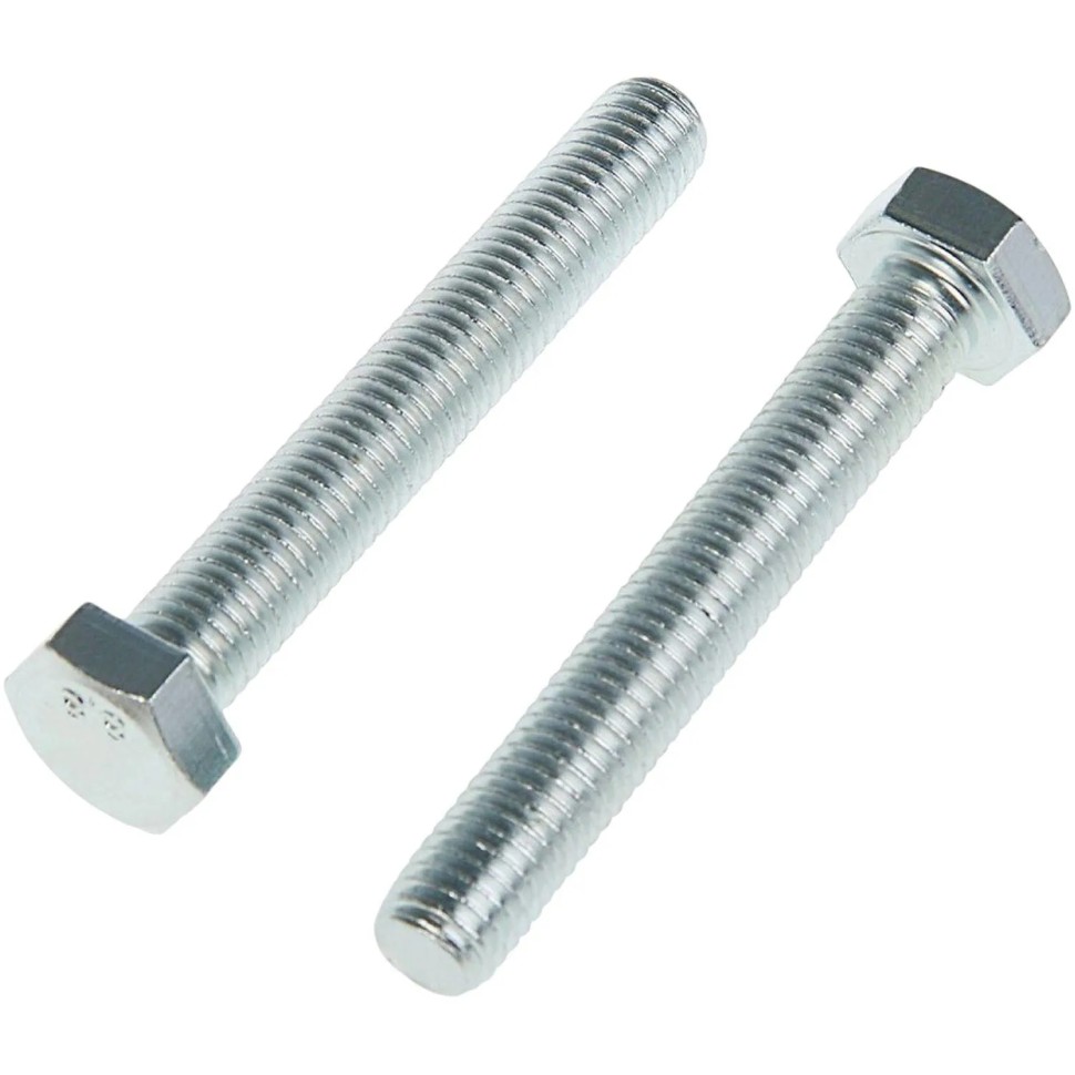 Болт DIN933 с шестигр. головкой оцин.М16х80 (10 шт/уп) Zitar (126537)