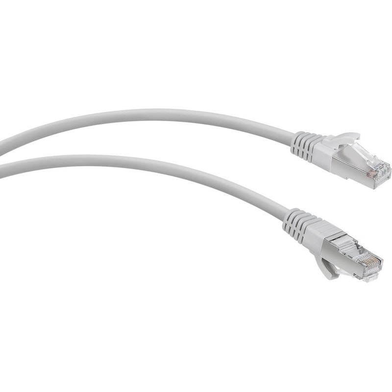 Патч-корд WRline WR-PC-RJ45-FTP-5E-7-GY F/UTP, 5е, 2xRJ45, серый, LSZH, 7м