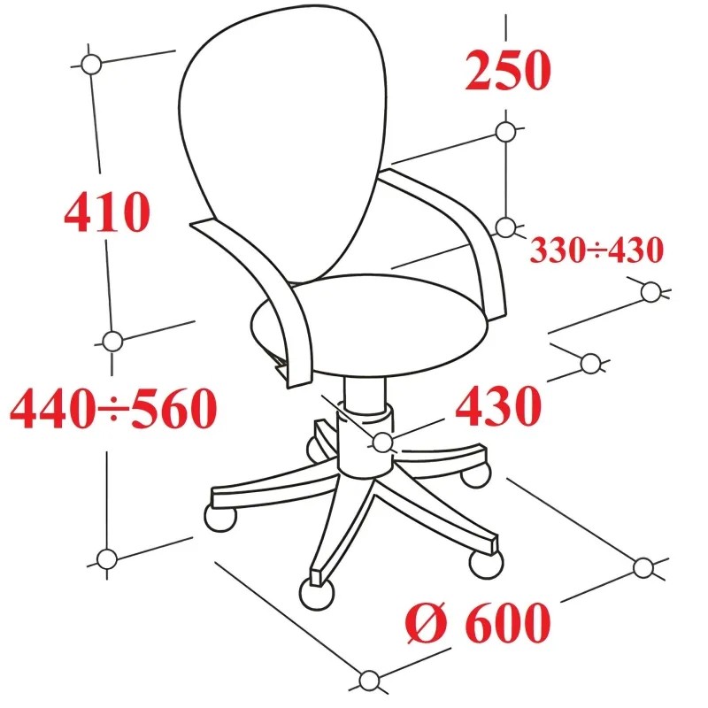 Кресло EV_Everprof Kids 102 Ткань Оранжевый