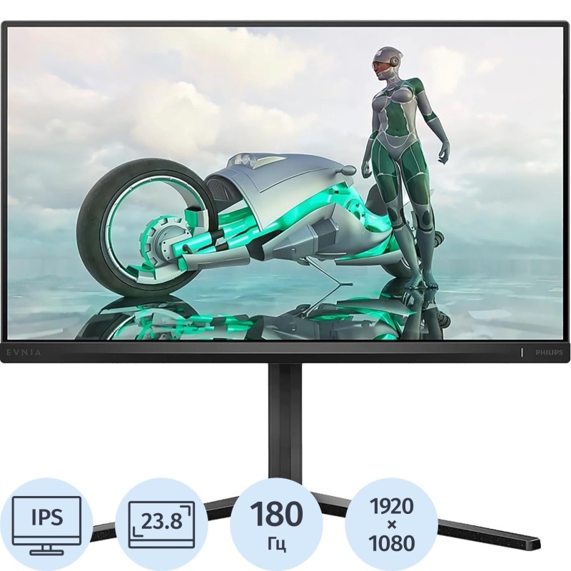 Монитор Philips (24M2N3200S/00(01))23.8/FHD/IPS/180Hz/300cd/0.5ms/HDMI
