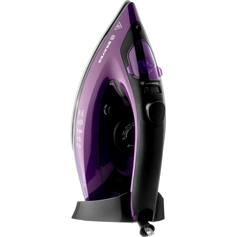 Утюг BRAYER 4012BR,3100Вт,керамич,пар160г/мин,антикапля,разбрызг,265мл