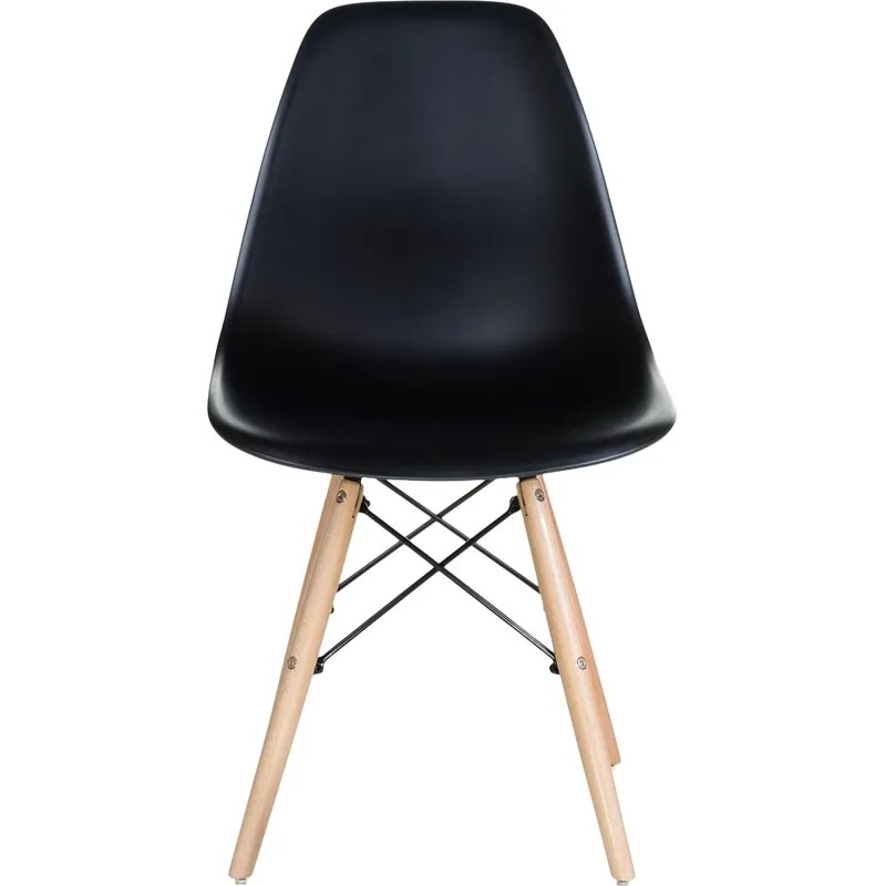 Стул LO_обеденный DOBRIN DSW LMZL-PP638_LB-MTR_P-B-03 свет.бук/чёрный