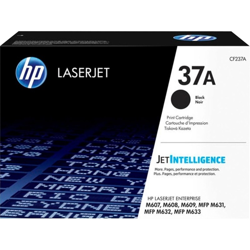 Картридж лазерный HP 37A CF237A чер. для M607n