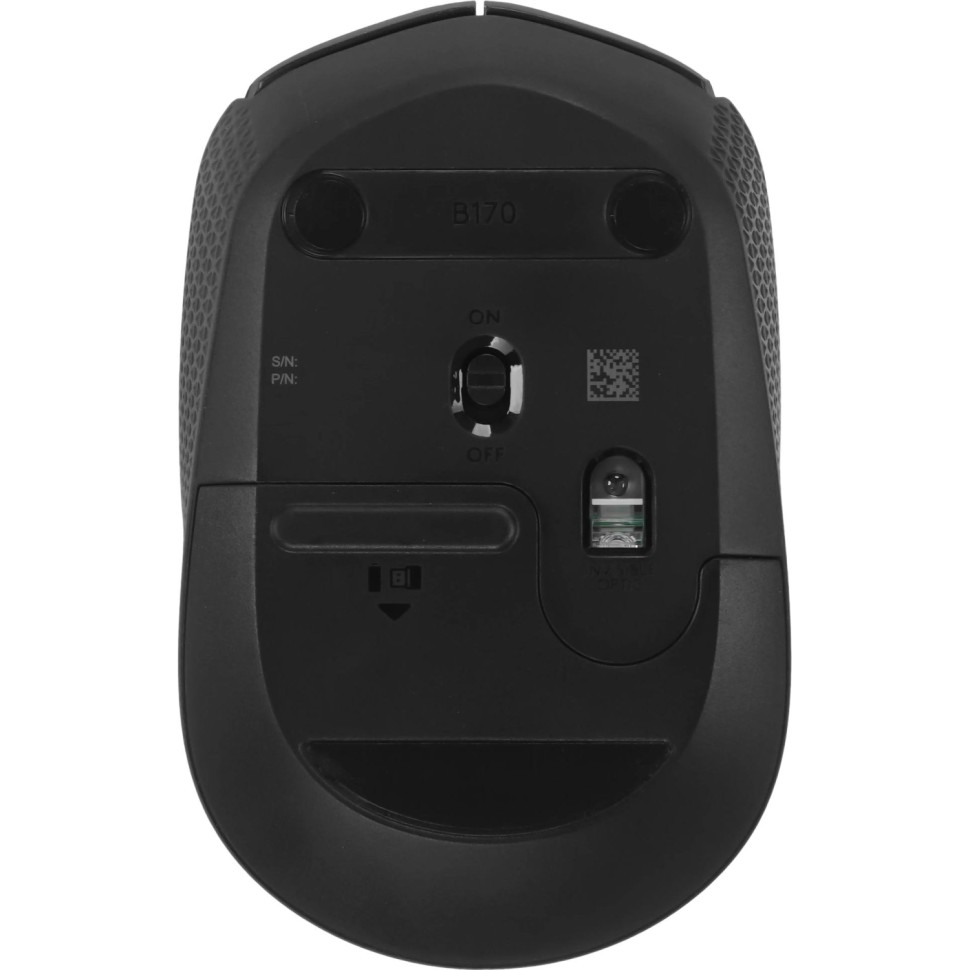 Мышь компьютерная Logitech беспров.B170 black USB,1000dpi 3but (910-004659)