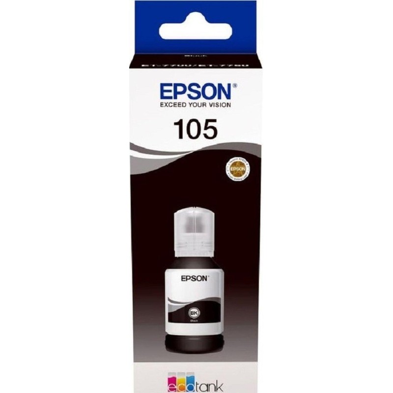 Чернила Epson 105 T00Q1 C13T00Q140 чер.пигм. дляL7160/L7180