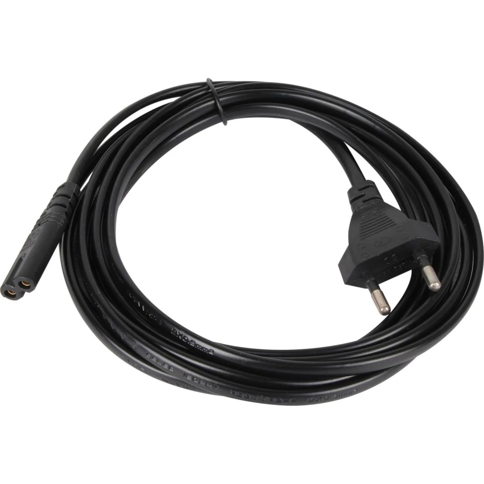 Кабель для аудио-видео IEC-320-C7, 2-pin 3m ,черный, iOpen<ACE023-3.0M Кабель для аудио-видео IEC-320-C7, 2-pin 3m ,черный, iOpen<ACE023-3.0M