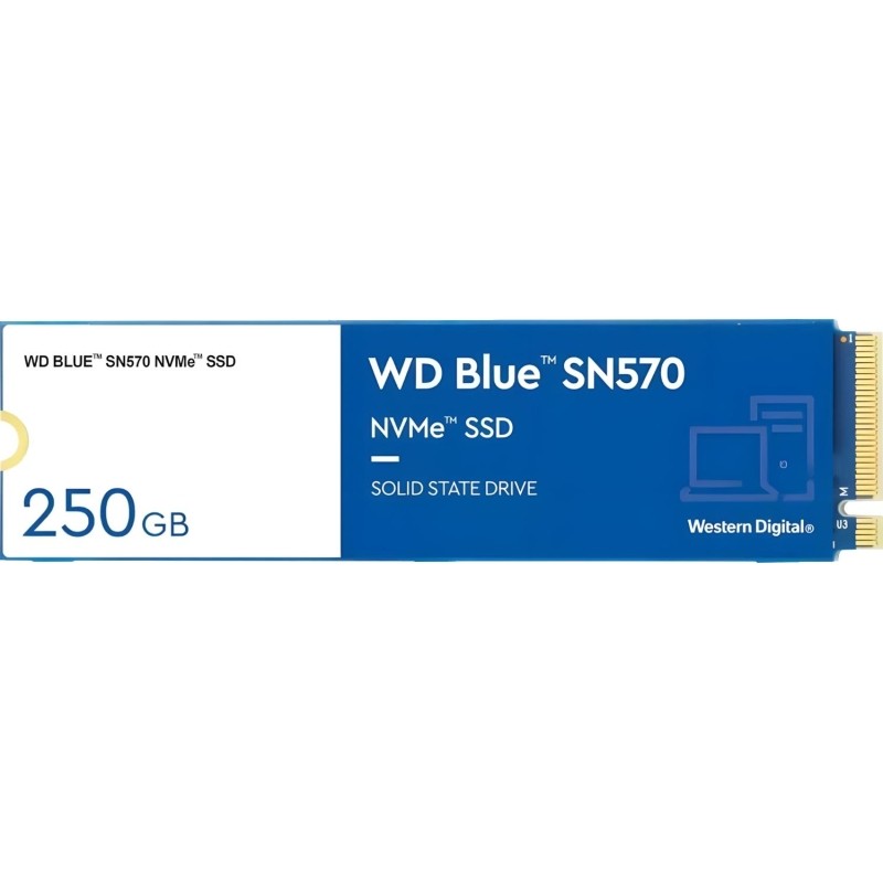 SSD накопитель WD BLUE SN570 250Gb M.2 NVMe(WDS250G3B0C)