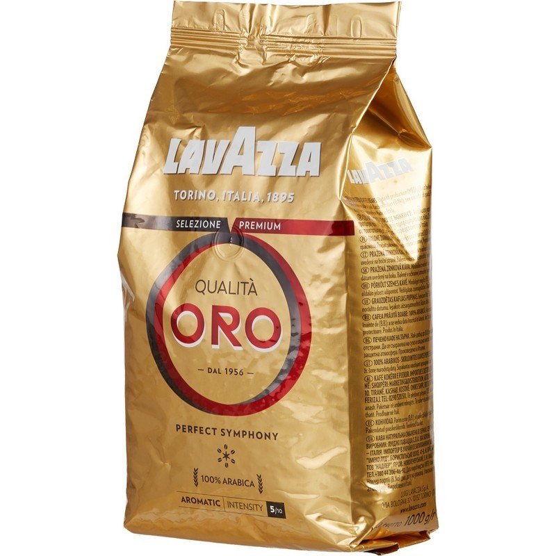 Кофе Lavazza Oro в зернах, 1кг