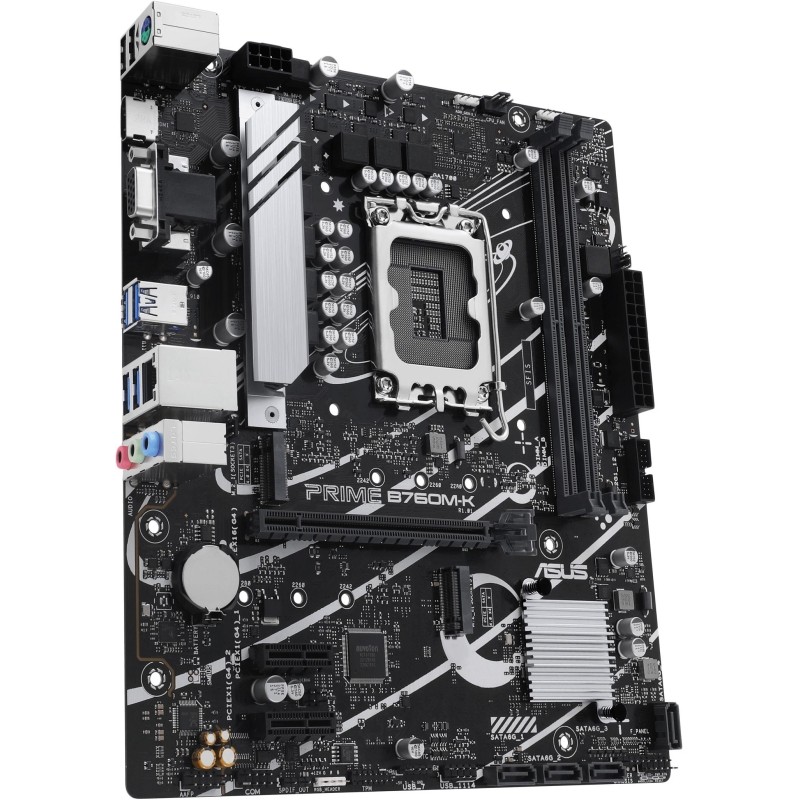 Материнская плата ASUS PRIME B760M-K, s1700, Intel B760, 2xDDR5 mATX