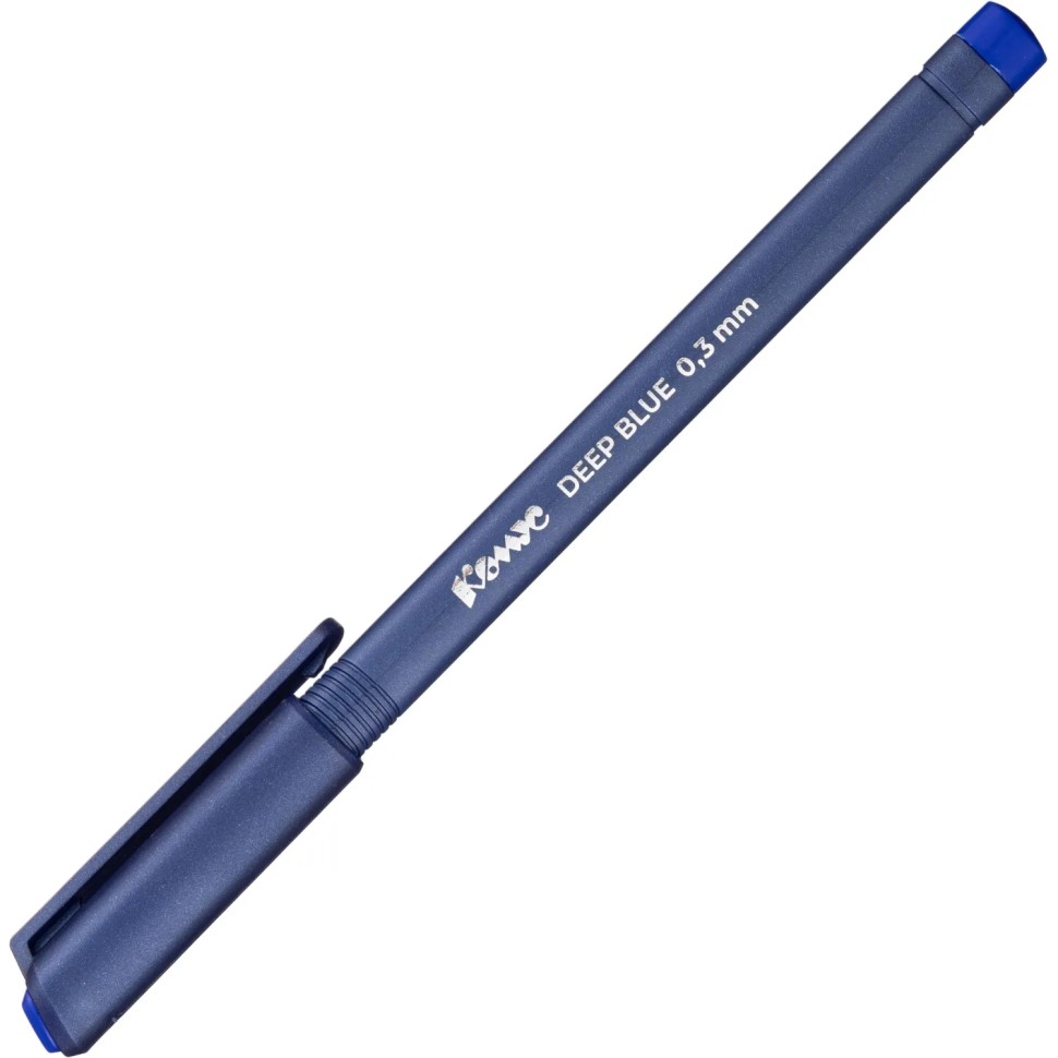 Ручка шариковая неавтомат. Комус Deep Blue, д.ш.0,5мм, лин.0,3мм,син