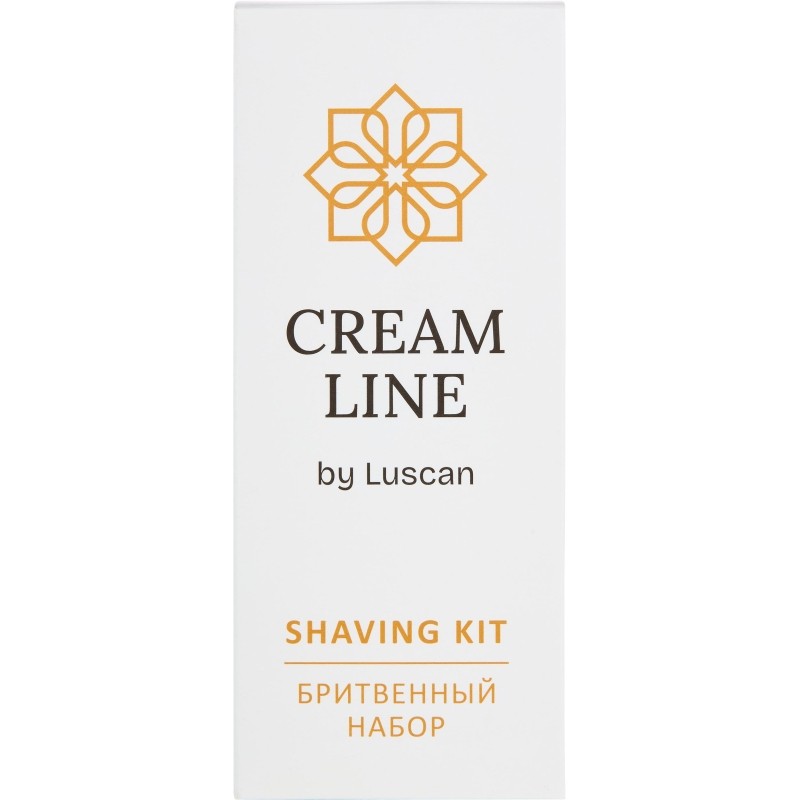 Набор бритвенный Luscan Cream Line картон,200шт