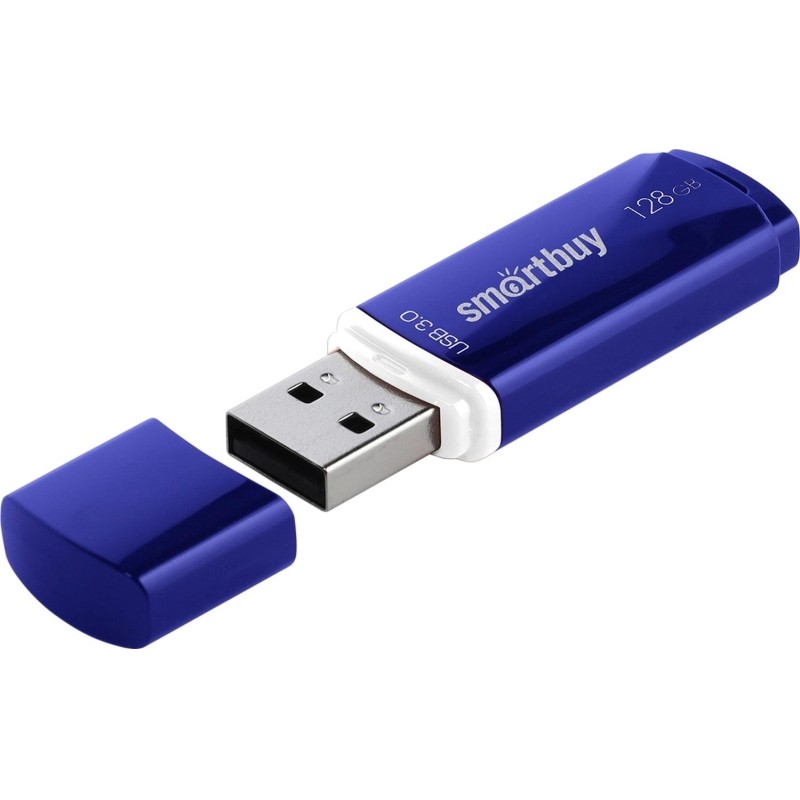 Флеш-память Smartbuy UFD 3.0/3.1 128GB Crown Blue (SB128GBCRW-Bl)