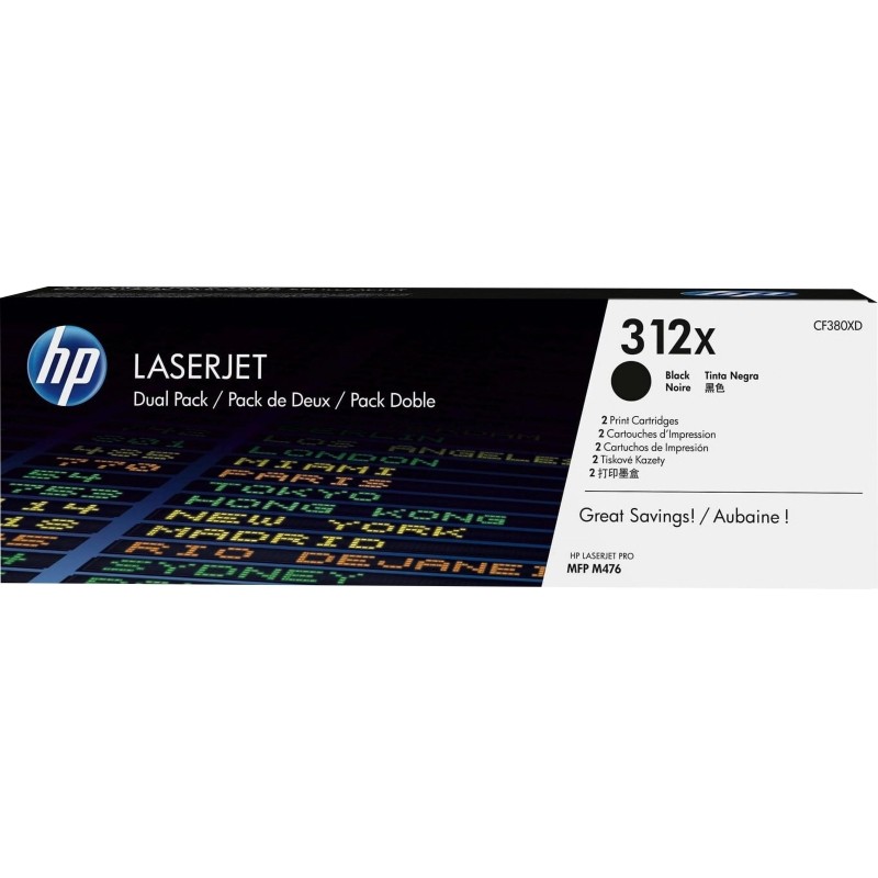 Картридж лазерный HP 312X CF380X чер. пов.емк. для LJ Pro M476